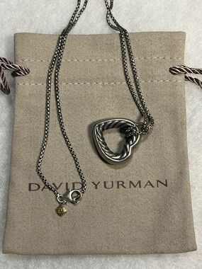 David Yurman Cable Open Heart pendant